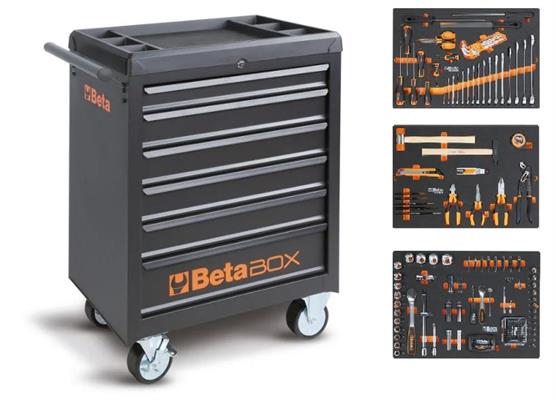 CASSETTIERA PER OFFICINA CON 196 UTENSILI